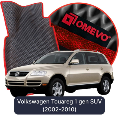 OMEVO EVA car mats for Volkswagen Touareg 1 gen SUV (2002-2010)