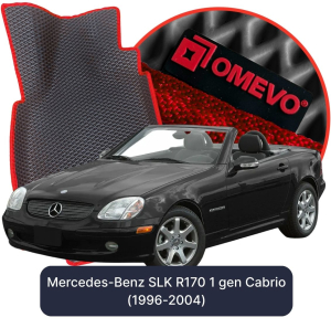 OMEVO 5D Pro EVA Mats for Mercedes-Benz SLK R170 1 gen Cabrio (1996-2004)