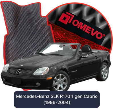 OMEVO EVA car mats for Mercedes-Benz SLK R170 1 gen Cabrio (1996-2004)