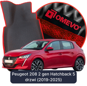 OMEVO 5D Pro EVA Mats for Peugeot 208 2 gen Hatchback (2019-2025)