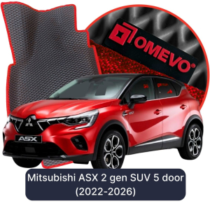 OMEVO 5D Pro EVA Mats for Mitsubishi ASX 2 gen SUV 5 door (2022-2025)