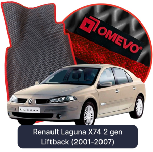 OMEVO 5D Pro EVA Mats for Renault Laguna X74 2 gen Liftback (2001-2007)