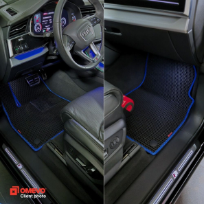 OMEVO EVA car mats for Audi Q7 5 Seater 4M 2 gen SUV (2015-2025)