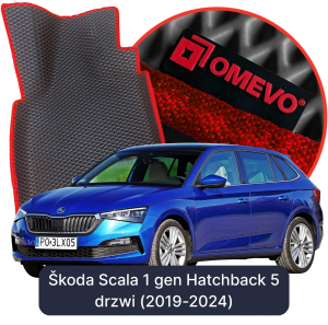 OMEVO 5D Pro EVA Mats for Škoda Scala 1 gen Hatchback 5-door (2019-2024)
