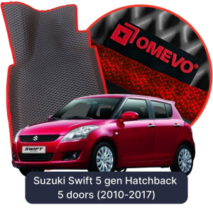 OMEVO 5D Pro EVA Mats for Suzuki Swift 5 gen Hatchback 5 doors (2010-2017)