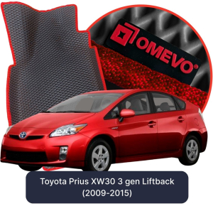 OMEVO 5D Pro EVA Mats for Toyota Prius XW30 3 gen Liftback (2009-2015)