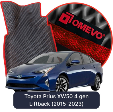 OMEVO EVA car mats for Toyota Prius XW50 4 gen Liftback (2015-2023)