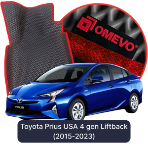 OMEVO 5D Pro EVA Mats for Toyota Prius USA 4 gen Liftback (2015-2023)