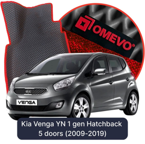 OMEVO 5D Pro EVA Mats for Kia Venga YN 1 gen Hatchback 5 doors (2009-2019)