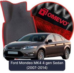 OMEVO 5D Pro EVA Mats for Ford Mondeo MK4 4 gen Sedan (2007-2014)