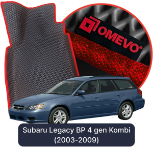 OMEVO 5D Pro EVA Mats for Subaru Legacy BP 4 gen Wagon (2003-2009)