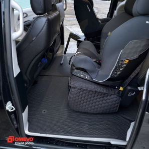 OMEVO EVA car mats for Chrysler Pacifica Touring L 7 Seater 3 gen Minivan (2017-2025)