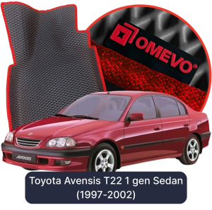 OMEVO 5D Pro EVA Mats for Toyota Avensis T22 1 gen Sedan (1997-2002)