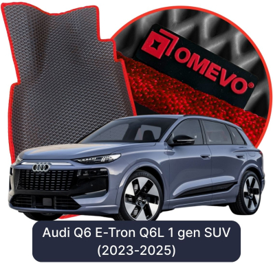 OMEVO EVA car mats for Audi Q6 E-Tron Q6L 1 gen SUV (2023-2025)