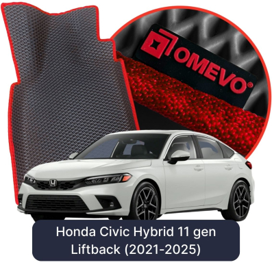 OMEVO EVA car mats for Honda Civic Hybrid 11 gen Liftback (2021-2025)