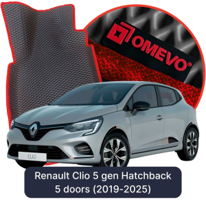 OMEVO 5D Pro EVA Mats for Renault Clio 5 gen Hatchback 5 doors (2019-2025)