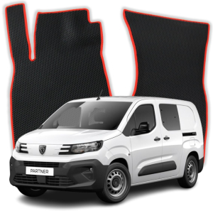OMEVO EVA Mats® for Peugeot Partner 5 Seater K9 3 gen Furgon (2018-2025)
