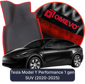 OMEVO 5D Pro EVA Mats for Tesla Model Y Performance 1 gen SUV (2020-2025)