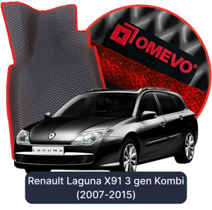 OMEVO 5D Pro EVA Mats for Renault Laguna X91 3 gen Wagon (2007-2015)