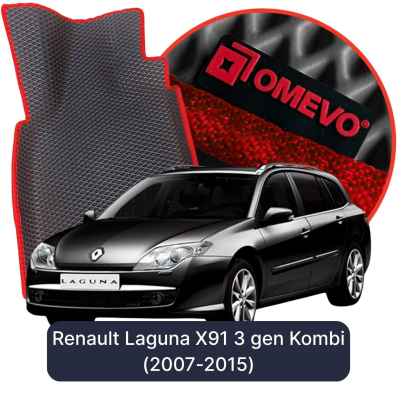 OMEVO EVA car mats for Renault Laguna X91 3 gen Wagon (2007-2015)