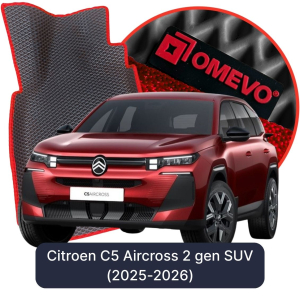 OMEVO 5D Pro EVA Mats for Citroën C5 Aircross 2 gen SUV (2025-2026)