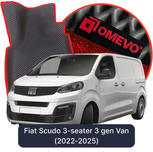 OMEVO 5D Pro EVA Mats for Fiat Scudo 3-seater 3 gen Van (2022-2025)
