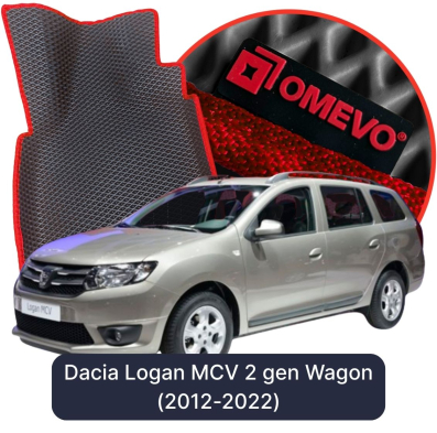 OMEVO EVA car mats for Dacia Logan MCV 2 gen Wagon (2012-2022)