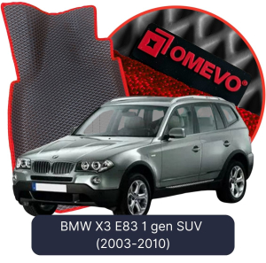 OMEVO 5D Pro EVA Mats for BMW X3 E83 1 gen SUV (2003-2010)