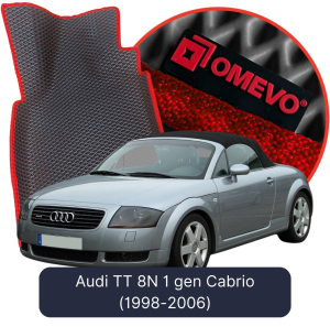 OMEVO 5D Pro EVA Mats for Audi TT 8N 1 gen Cabrio (1998-2006)