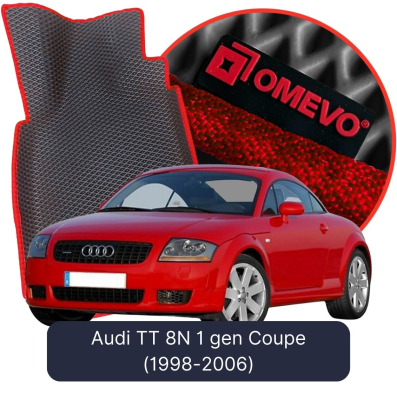 OMEVO EVA car mats for Audi TT 8N 1 gen Coupe (1998-2006)