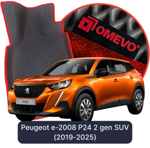 OMEVO 5D Pro EVA Mats for Peugeot e-2008 P24 2 gen SUV (2019-2025)