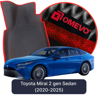 OMEVO EVA car mats for Toyota Mirai 2 gen Sedan (2020-2025)