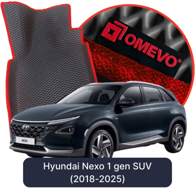 OMEVO EVA car mats for Hyundai Nexo 1 gen SUV (2018-2025)