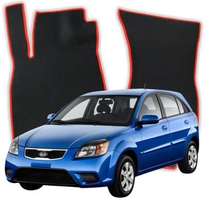 OMEVO EVA car mats for Kia Rio 2 gen Hatchback 5 doors (2005-2011)