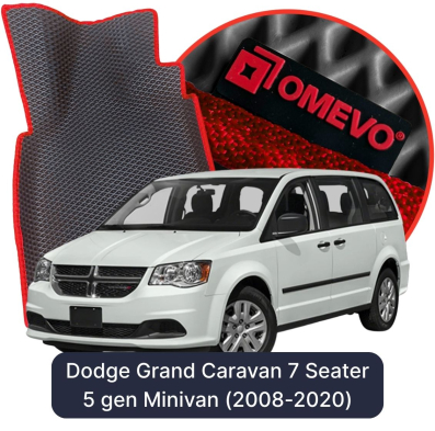 OMEVO EVA car mats for Dodge Grand Caravan 7 Seater 5 gen Minivan (2008-2020)