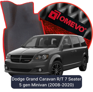 OMEVO 5D Pro EVA Mats for Dodge Grand Caravan R/T 7 Seater 5 gen Minivan (2008-2020)