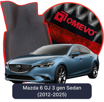 OMEVO EVA car mats for Mazda 6 GJ 3 gen Sedan (2012-2025)