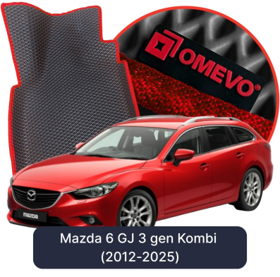 OMEVO EVA car mats for Mazda 6 GJ 3rd gen Kombi (2012-2025)