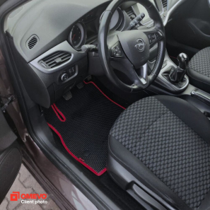 OMEVO EVA car mats for Opel Astra K B16 5 gen Hatchback 5 doors (2015-2021)