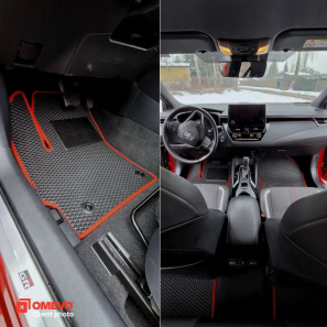OMEVO EVA car mats for Toyota Corolla GR Sport E210 12 gen Hatchback 5-door (2018-2025)