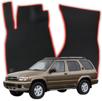 OMEVO EVA car mats for Nissan Pathfinder 5 seatrer R50 2 gen SUV (1996-2004)