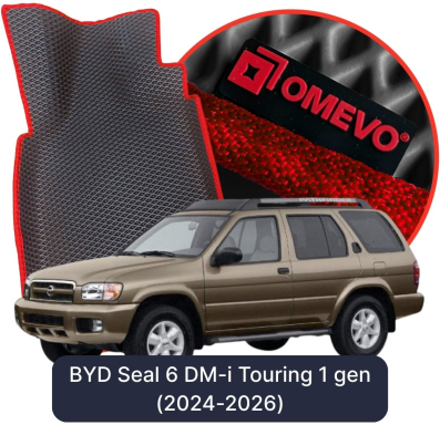 OMEVO EVA car mats for Nissan Pathfinder 5 seatrer R50 2 gen SUV (1996-2004)