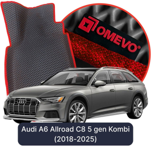OMEVO 5D Pro EVA Mats for Audi A6 Allroad C8 5 gen Wagon (2018-2024)