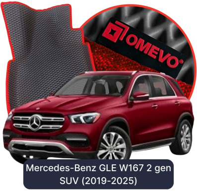OMEVO EVA car mats for Mercedes-Benz GLE W167 2 gen SUV (2019-2025)