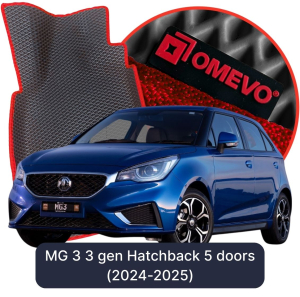 OMEVO 5D Pro EVA Mats for MG 3 3 gen Hatchback 5 doors (2024-2025)