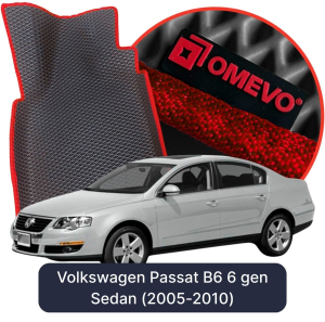 OMEVO 5D Pro EVA Mats for Volkswagen Passat B6 6 gen Sedan (2005-2010)