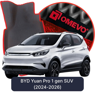 OMEVO EVA car mats for BYD Yuan Pro 1 gen SUV (2024-2026)