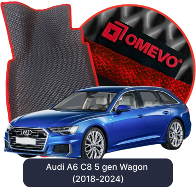 OMEVO EVA car mats for Audi A6 C8 5 gen Wagon (2018-2024)