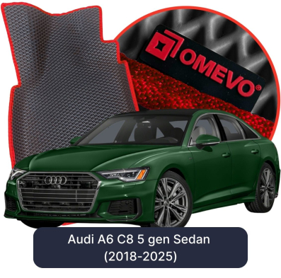 OMEVO EVA car mats for Audi A6 C8 5 gen Sedan (2018-2024)