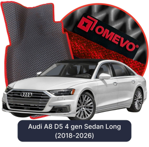 OMEVO 5D Pro EVA Mats for Audi A8 D5 4 gen Sedan Long (2018-2025)